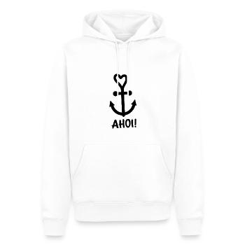 Anker Maritime Meer Segeln - Männer Premium Bio Hoodie - Weiß - Vorne - Nico (187cm)