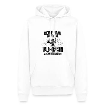 Waldhorn Waldhornspieler Waldhornist - Männer Premium Bio Hoodie - Weiß - Vorne - Nico (187cm)