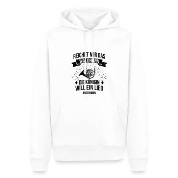 Waldhorn Waldhornspieler Waldhornist - Männer Premium Bio Hoodie - Weiß - Vorne - Nico (187cm)