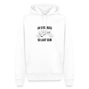 Cello Cellospieler Cellist - Männer Premium Bio Hoodie - Weiß - Vorne - Nico (187cm)