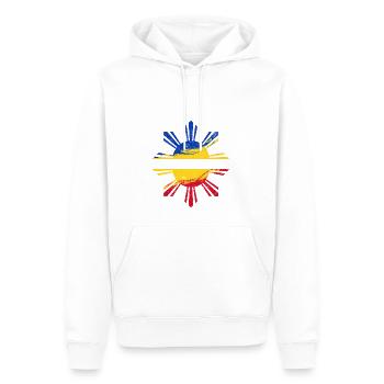 Philippinen Filipino Flagge Stolz I Geschenk - Männer Premium Bio Hoodie - Weiß - Vorne - Nico (187cm)