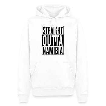 Namibia - Männer Premium Bio Hoodie - Weiß - Vorne - Nico (187cm)