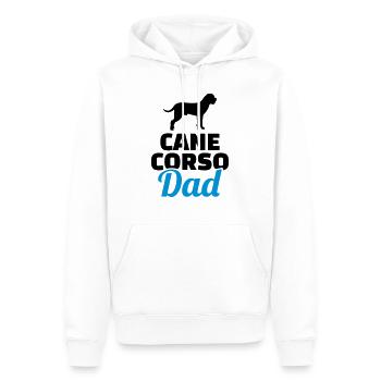 Cane Corso - Men’s Premium Organic Hoodie - white - Front - Nico (187cm)