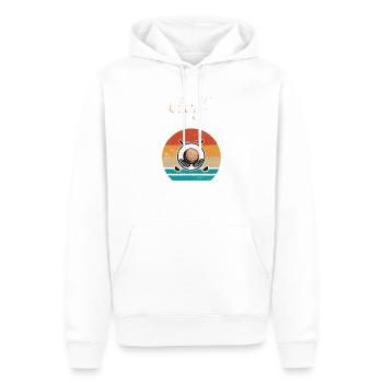 Golf Sportsman Golf Player Retro Club Sport - Männer Premium Bio Hoodie - Weiß - Vorne - Nico (187cm)