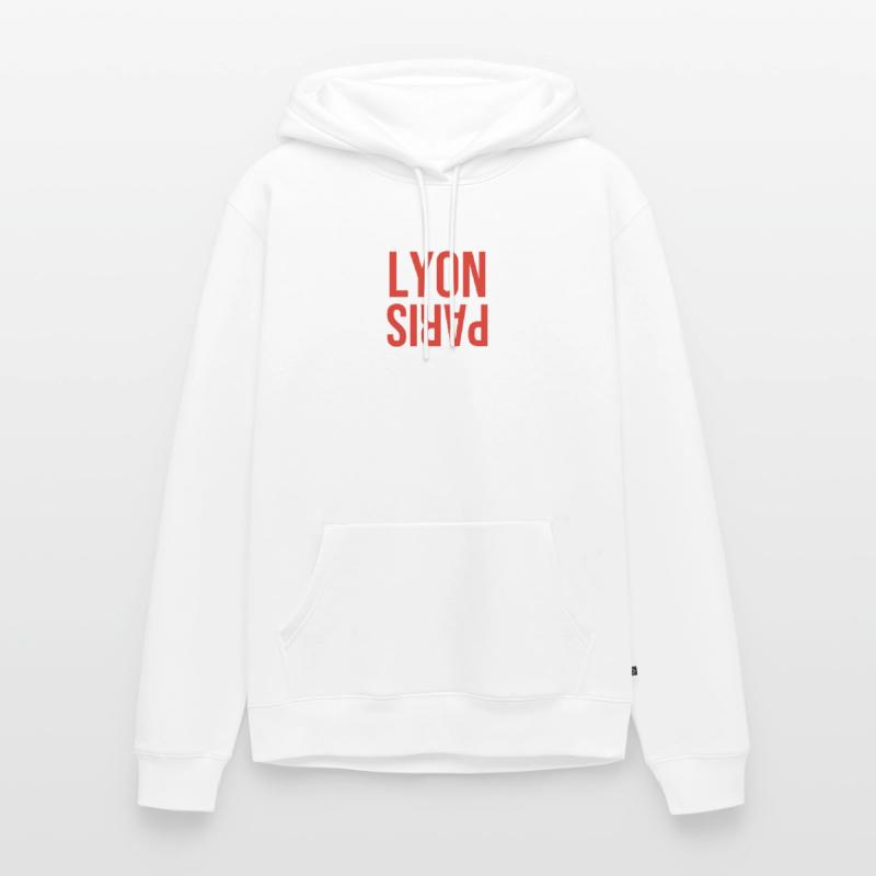 Lyon oder Paris? Männer Premium Bio Hoodie