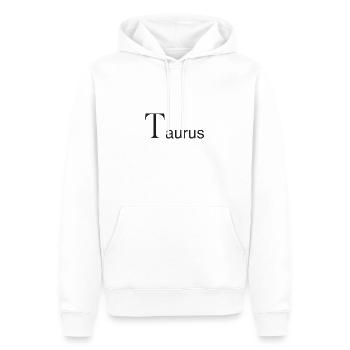 SZ Taurus - Männer Premium Bio Hoodie - Weiß - Vorne - Nico (187cm)