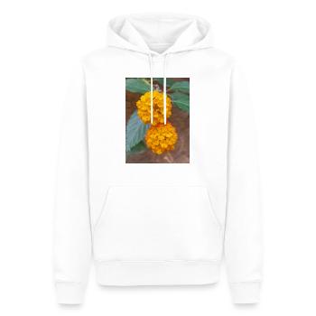 Lantana auch spanische Flagge Wandelröschen Lantana - Männer Premium Bio Hoodie - Weiß - Vorne - Nico (187cm)