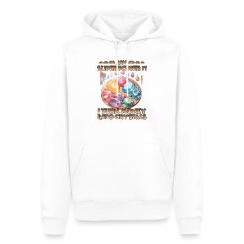 Kristalle selber züchten Kristall Hobby - Männer Premium Bio Hoodie - Weiß - Vorne - Nico (187cm)