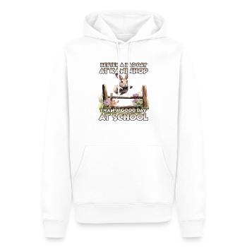 HappyHop training and joy for kaninhop fans - Men’s Premium Organic Hoodie - white - Front - Nico (187cm)