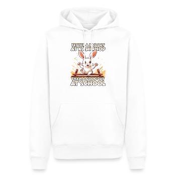 HappyHop training and joy for kaninhop fans - Men’s Premium Organic Hoodie - white - Front - Nico (187cm)