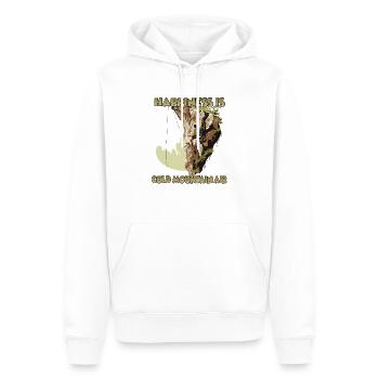 Escalade en toprope Sports de montagne pour les - Sweat à capuche Premium bio Homme - blanc - Devant - Nico (187cm)