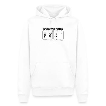 Bäcker Geschenk Schichtarbeiter Bäcker - Männer Premium Bio Hoodie - Weiß - Vorne - Nico (187cm)