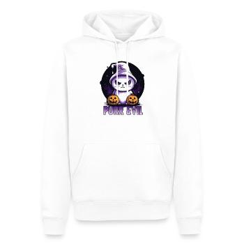 Costume d'Halloween Trick or Treat Chats - Sweat à capuche Premium bio Homme - blanc - Devant - Nico (187cm)