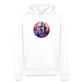Kawaii Chibi Hexe Halloween Verkleidung Anime - Männer Premium Bio Hoodie - Weiß - Vorne - Nico (187cm)