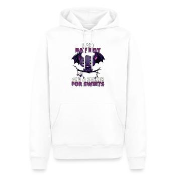 Bat Boy Halloween Kostüm Halloween Fledermaus - Männer Premium Bio Hoodie - Weiß - Vorne - Nico (187cm)