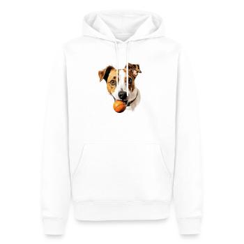 T-shirt Jack Russell pour les propriétaires de - Sweat à capuche Premium bio Homme - blanc - Devant - Nico (187cm)