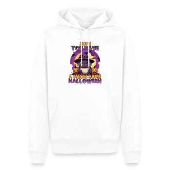 Costume de chat d'Halloween pour cadeau - Sweat à capuche Premium bio Homme - blanc - Devant - Nico (187cm)