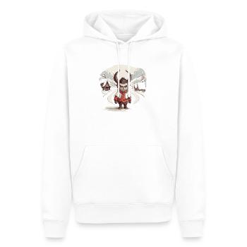Krampus Böser Weihnachtsmann Kramperl Krampus - Männer Premium Bio Hoodie - Weiß - Vorne - Nico (187cm)