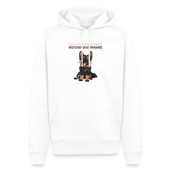 Berger Allemand Propriétaire T Dog Walk Dogs - Sweat à capuche Premium bio Homme - blanc - Devant - Nico (187cm)