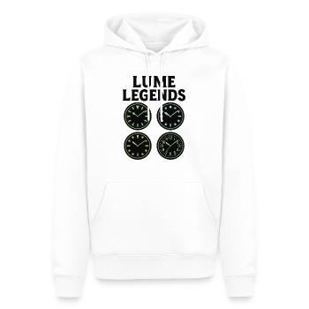 De superbes cadrans vintage pour les vrais collectionneurs de montres - Sweat à capuche Premium bio Homme - blanc - Devant - Nico (187cm)