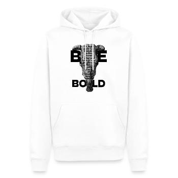 Make It Count: The End Is Just the Beginning. - Men’s Premium Organic Hoodie - white - Front - Nico (187cm)
