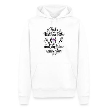 Süßer Polarbär mit Schal - Männer Premium Bio Hoodie - Weiß - Vorne - Nico (187cm)