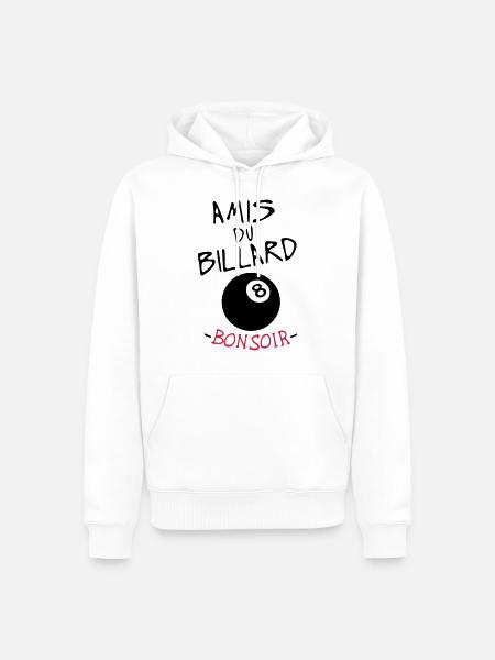quote vänner godnatt biljard 8 bollsporter humor - Ekologisk premiumluvtröja herr - vit
