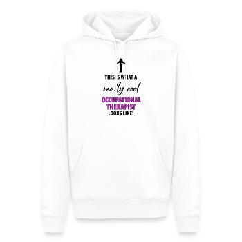 OCCUPATIONAL THERAPIST OCCUPATIONAL THERAPY - Men’s Premium Organic Hoodie - white - Front - Nico (187cm)