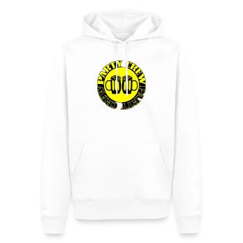 Party Crew Beer - Men’s Premium Organic Hoodie - white - Front - Nico (187cm)
