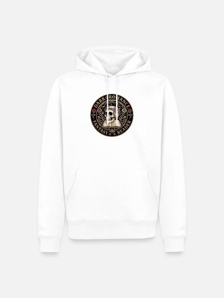 Romance sombre - Sweat à capuche Premium bio Homme - blanc