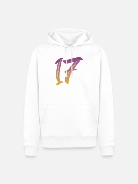 17 - Männer Premium Bio Hoodie - Weiß