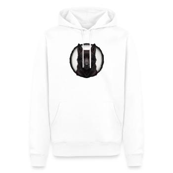schwarz brauner schäferhund - Männer Premium Bio Hoodie - Weiß - Vorne - Nico (187cm)