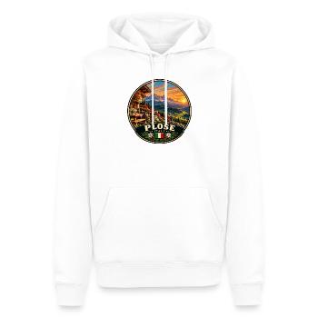 Wandern in den Dolomiten Italien Berge - Männer Premium Bio Hoodie - Weiß - Vorne - Nico (187cm)
