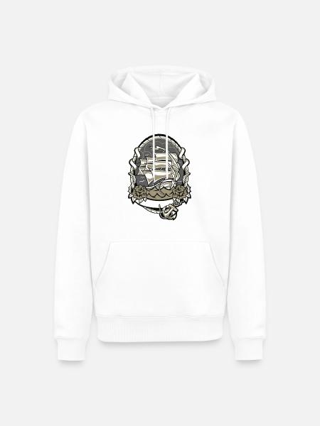 Wassersport - Männer Premium Bio Hoodie - Weiß