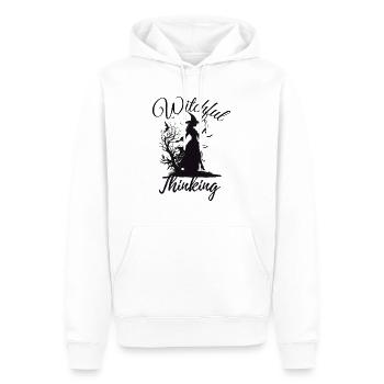 Halloween Witch, Witchful Thinking - Männer Premium Bio Hoodie - Weiß - Vorne - Nico (187cm)