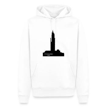 Tower of Hercules in A Coruna, Galicia, Spain - Männer Premium Bio Hoodie - Weiß - Vorne - Nico (187cm)