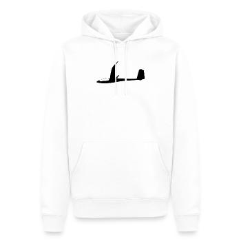 Segelflieger Segelfliegen Segelflugzeug - Men’s Premium Organic Hoodie - white - Front - Nico (187cm)