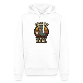 I've already understood that, I just don't care - Men’s Premium Organic Hoodie - white - Front - Nico (187cm)