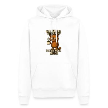 I'm Tired Coffee Saying - Men’s Premium Organic Hoodie - white - Front - Nico (187cm)