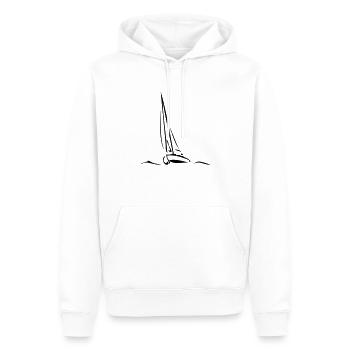 Segelboot - Männer Premium Bio Hoodie - Weiß - Vorne - Nico (187cm)