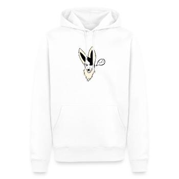 Raven - Männer Premium Bio Hoodie - Weiß - Vorne - Nico (187cm)