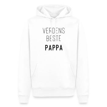 le meilleur père du monde - Sweat à capuche Premium bio Homme - blanc - Devant - Nico (187cm)