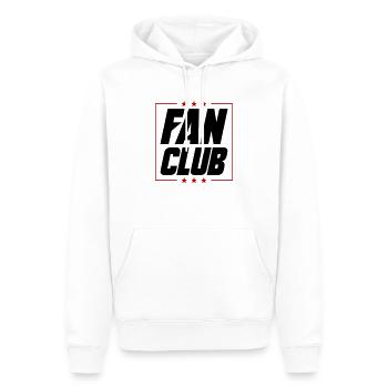 Fan Club - Männer Premium Bio Hoodie - Weiß - Vorne - Nico (187cm)