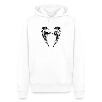 Ailes d'ange - Sweat à capuche Premium bio Homme - blanc - Devant - Nico (187cm)