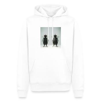 Fotografisches Portrait zwei kleiner Insekten - Männer Premium Bio Hoodie - Weiß - Vorne - Nico (187cm)