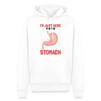 Conception de pontage gastrique et de pontage gastrique - Sweat à capuche Premium bio Homme - blanc - Devant - Nico (187cm)