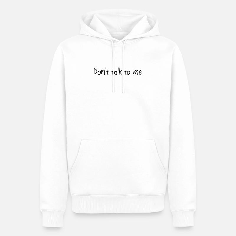 Citations - Sweat à capuche Premium bio Homme - blanc