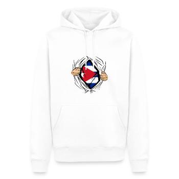 Kuba Flagge Karibik Urlaub Cuba Reise Havanna - Männer Premium Bio Hoodie - Weiß - Vorne - Nico (187cm)