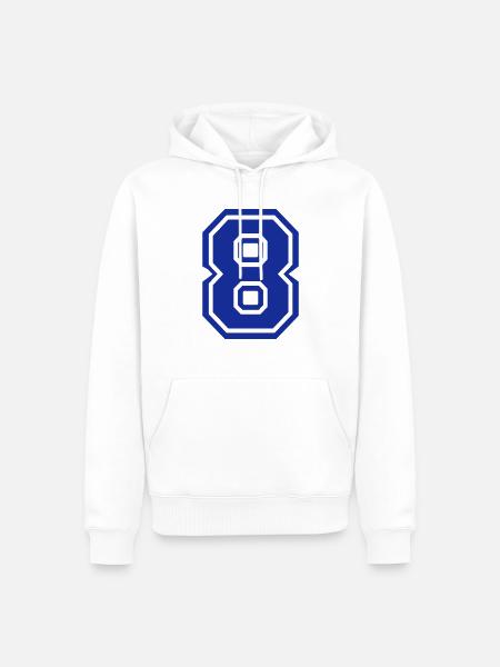 8 - Men’s Premium Organic Hoodie - white