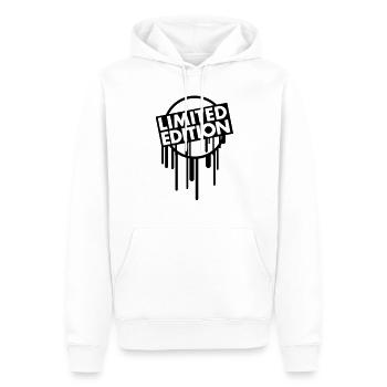 limited_edition_graffiti_stamp - Sweat à capuche Premium bio Homme - blanc - Devant - Nico (187cm)